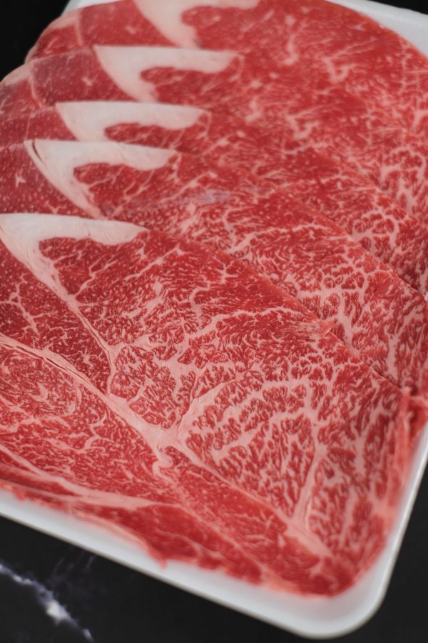 Full Blood Wagyu MB9+ Chuck Eye Roll Hotpot Slice - Image 3